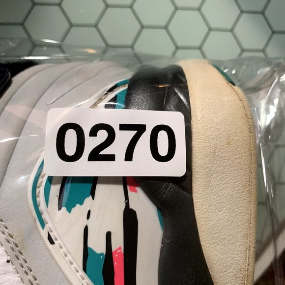 Nike Air Jordan 8 Retro South Beach Sneakers Mens 8 White Pink Green 305381-113 - Picture 11 of 11